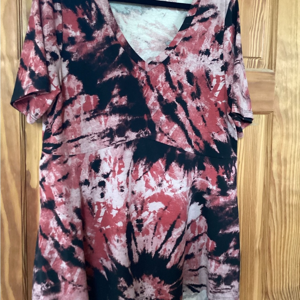 LuLaRoe top with tie-dye!